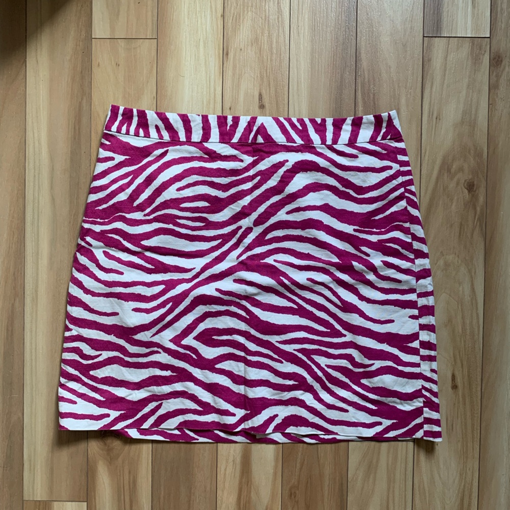 Dkny Pink and cream Mini Pencil Skirt